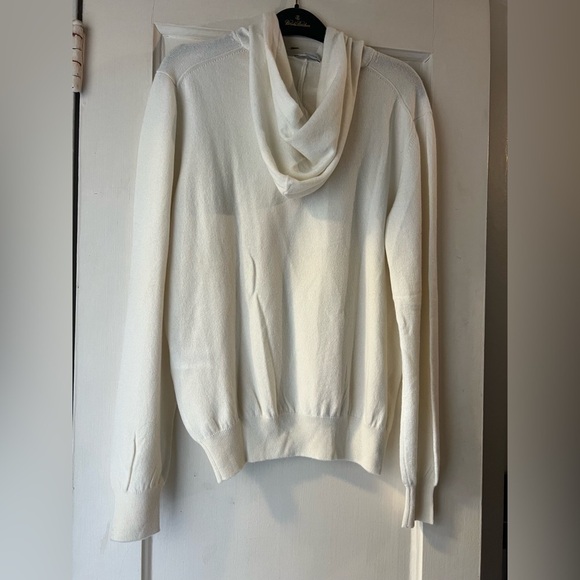 Back Label the Wellness Wear Cashmere Hoodie White S - Picture 11 of 12